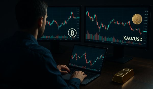 تفاوت معاملات انس طلا با کریپتو