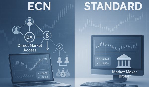 تفاوت حساب ecn و standard